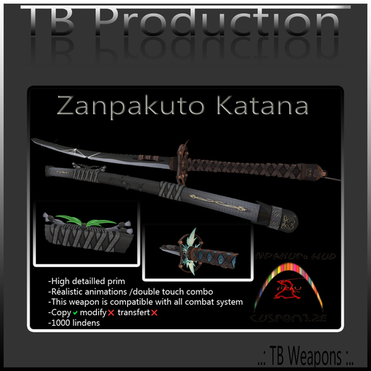 [T.BOSS] Zanpakuto Katana :..package