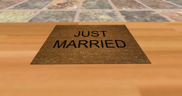 doormat: JUST MARRIED