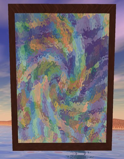 Multi coloured painting