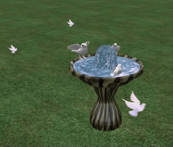 Harley B's *BirdBath* w/bird sounds & poofer BOX