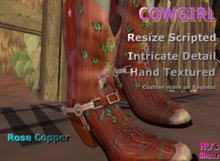 Hu'sShooz Cowgirl CopperRose