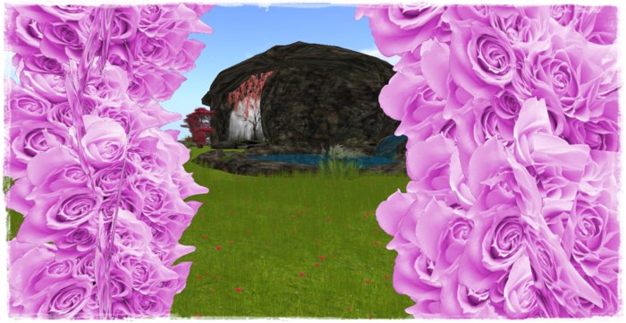 Arch of decorative flowers(lilac)