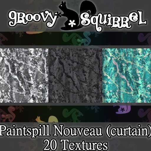 Paintspill Nouveau (curtain)