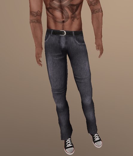 Grey Fat Cords Pants Trousers MP