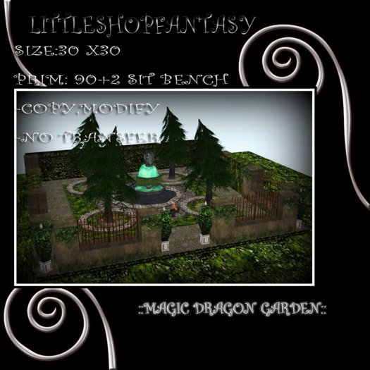 Magic Dragon Garden LittleShopFantasy