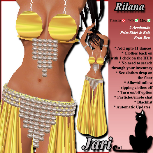 *SALE* JariCat Rilana Silks - Yellow