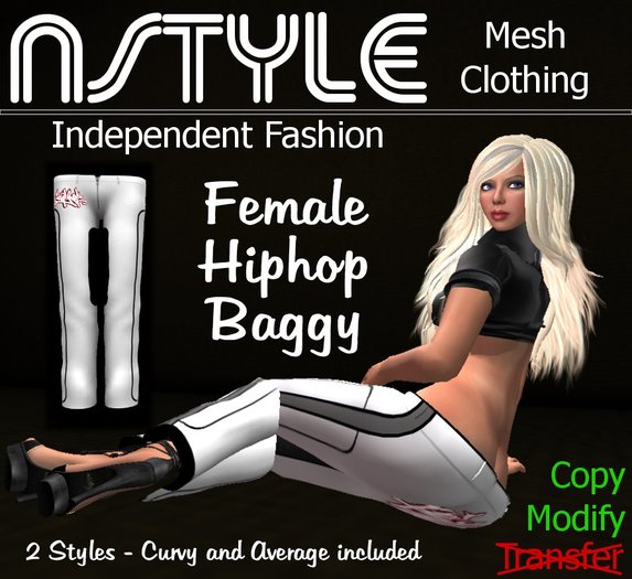 ~NSTYLE HIPHOP MESH BAGGY~