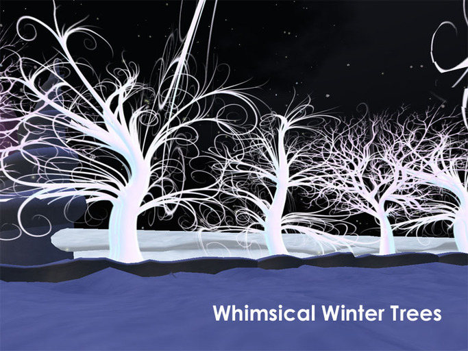 Whimsical Winter Trees