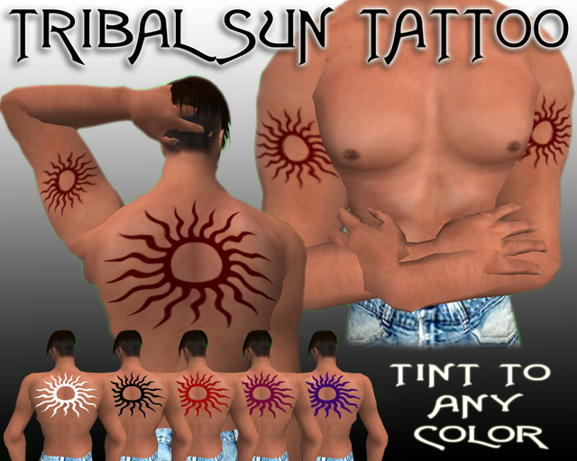 TRIBAL SUN TATTOO