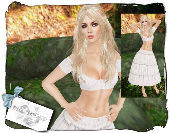 ~*~Sha'rs dresses~*~Gypsy in white