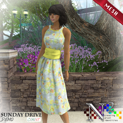 ::N2:: Mesh Sunday Drive Dress DEMO