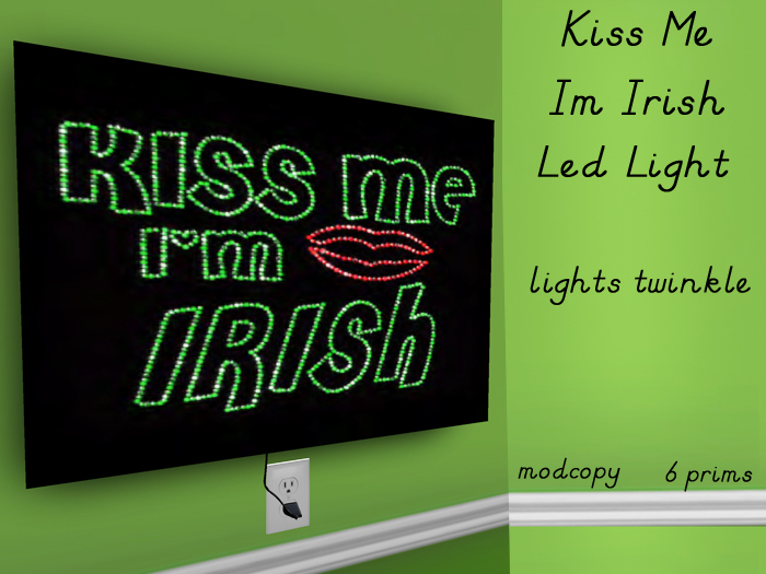 Kiss Me I'm Irish Sign