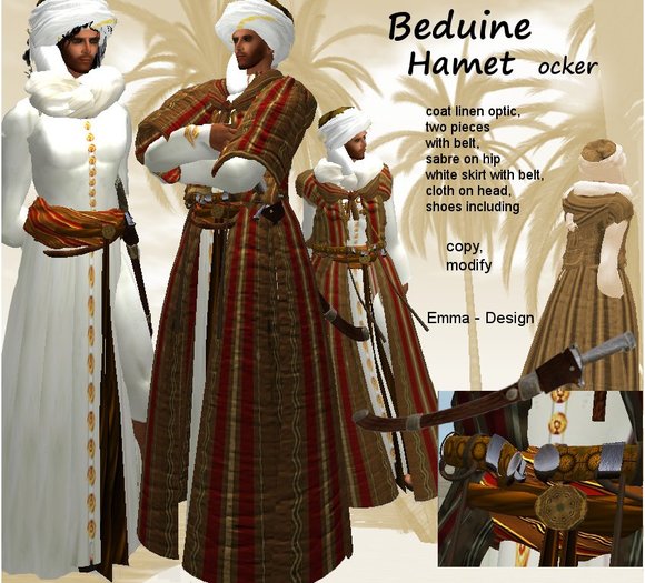 Beduine Hamet  ocker