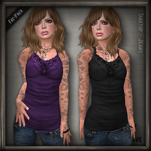 20.FIVE RuffledTank & Jeans