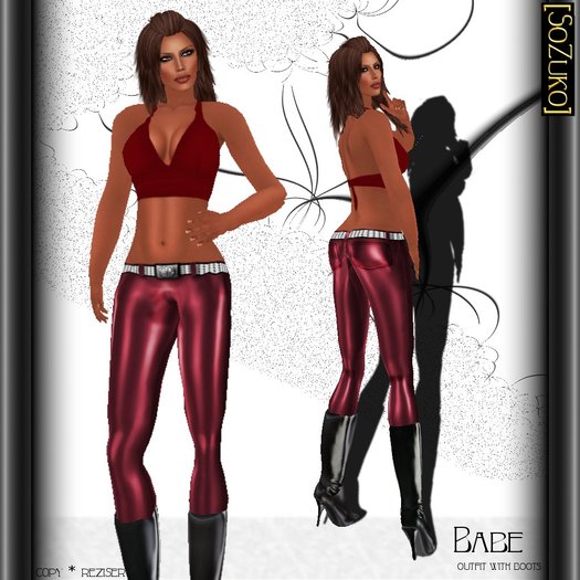 SoZuko Babe dark red