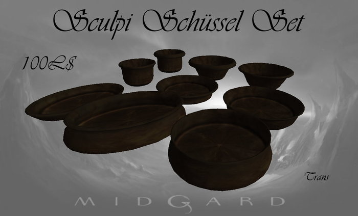 Midgard Sculpled Bowl Set
