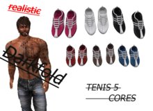 tenis 5 cores