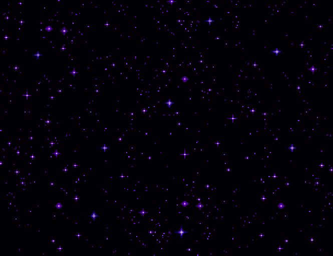 Purple Stars Animated Picture