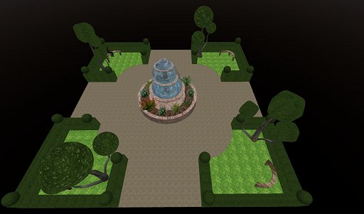 Garden Mall (with Fountain)