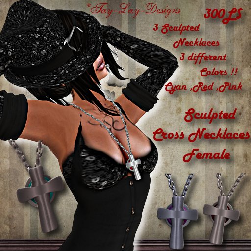 *Tay-Lay-Designs !!!Cross Necklaces-Female