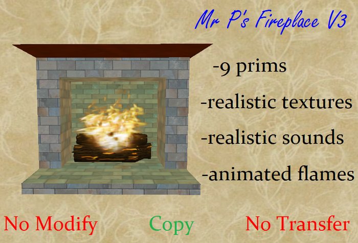 "Mr P's Fireplace V3"