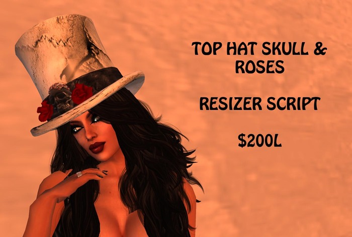 TOP HAT SKULLS & ROSES