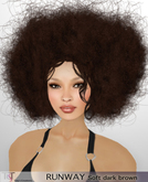 ~TuTy's~ RUNWAY Afro hairstyle - Soft dark brown
