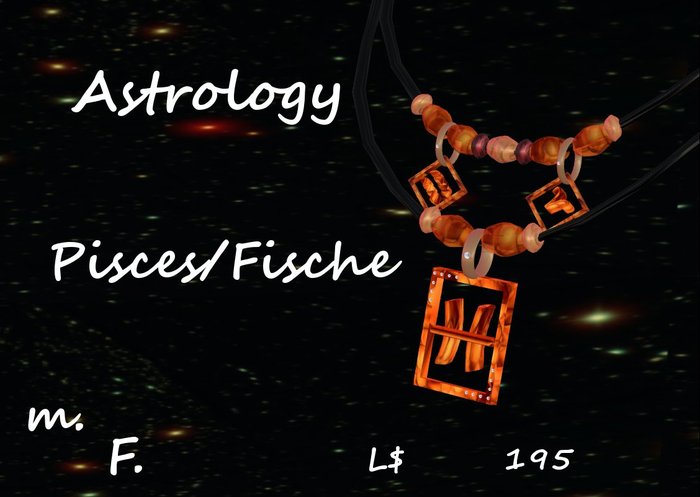  Necklace Astrology Pisces/Fische