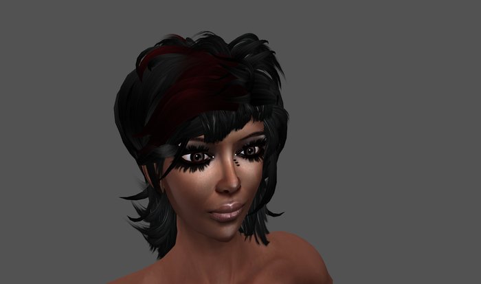 *JD*HAIR PINKY darkred