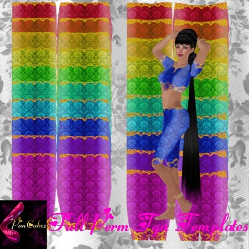 *PanCakez* Sari Pant Templates (tga)