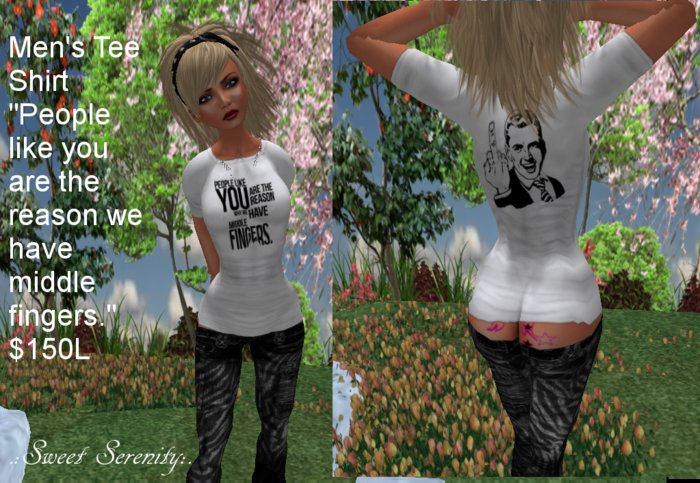 .:Sweet Serenity:. Middle Finger