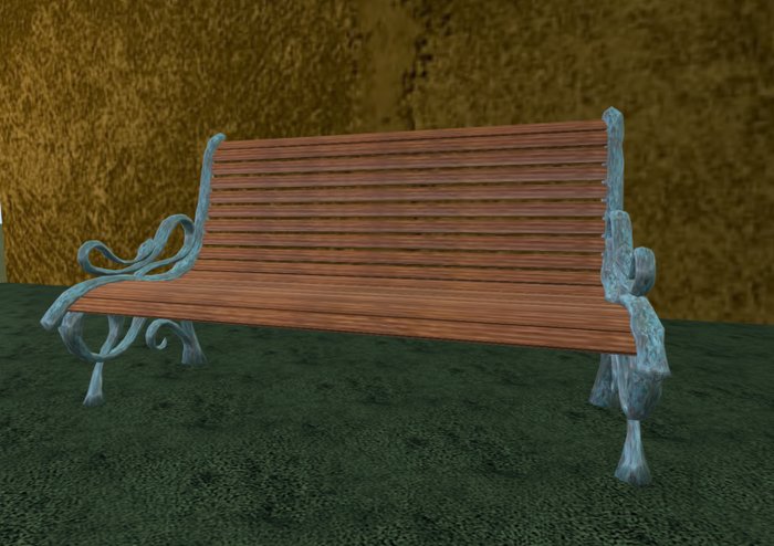 Second Life Marketplace O New Park Bench Sculpt Kit