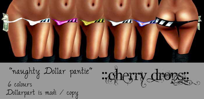 ::Cherry Drops:: naughty Dollar blue/white (boxed)