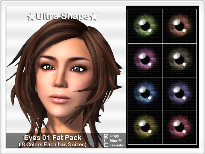 *Ultra Shape* Eyes 01 - Fat Pack - 50% OFF