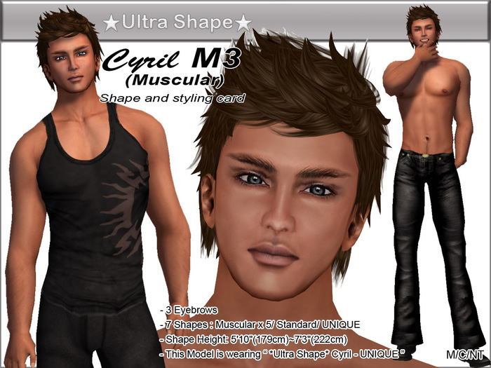 *Ultra Shape* Cyril - M3 Muscular