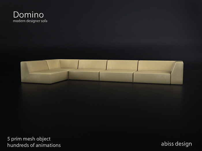 Abiss Domino sofa set transfer version Beige - living room couch