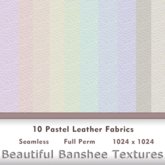 *BBT* 10 Pastel Leather Textures
