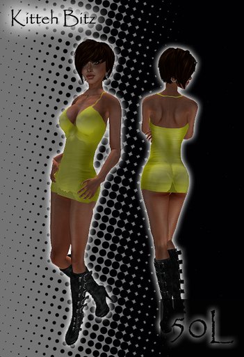 ::Kitteh Bitz:: Mini Dress (yellow)