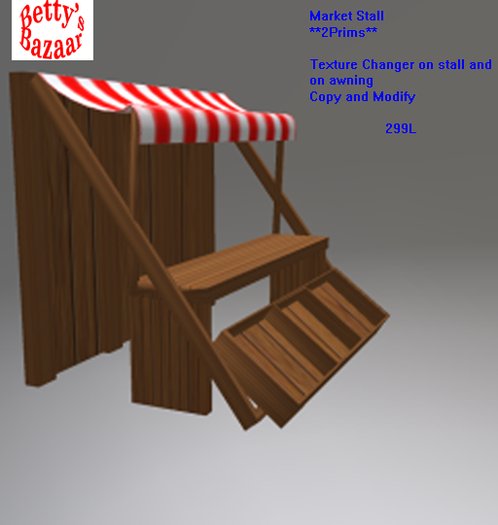 *BR Market Stall 2P 25+Textures