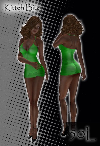 ::Kitteh Bitz:: Mini Dress (green)