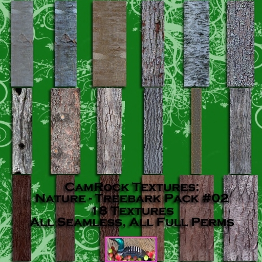 CamRock Textures: Nature - Treebark Pack #02