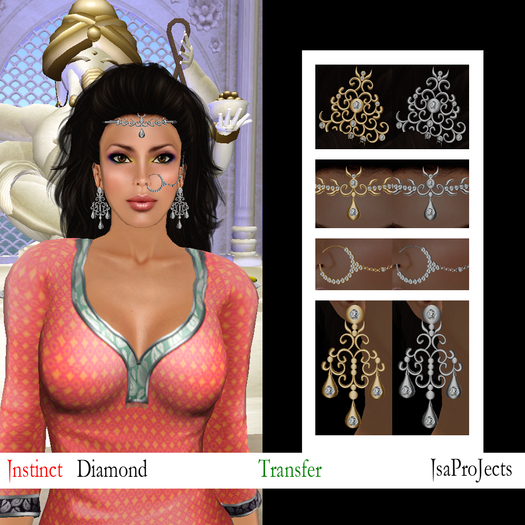 *Isa ProJects*Jewelry & Peineta Instinct Diamond