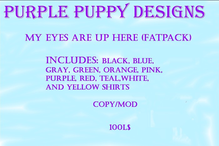My eyes (fatpack)