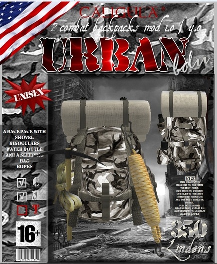 URBAN BACKPACKS MOD 1.4