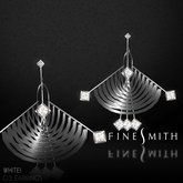 FINESMITH- WHITE O3 earrings