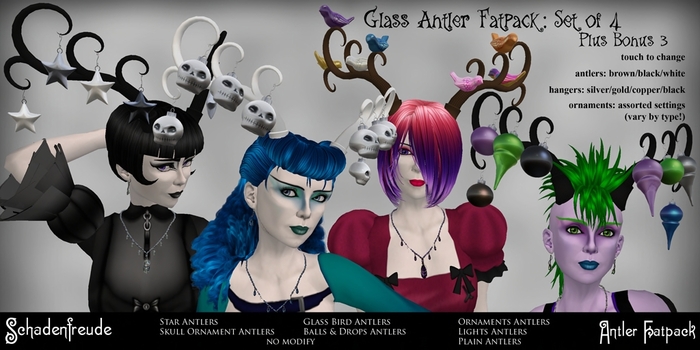 Schadenfreude Glass Antler Fatpack (copy)