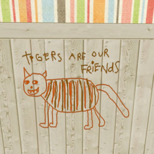 Aio Kids Wall Drawing Box (tigers)