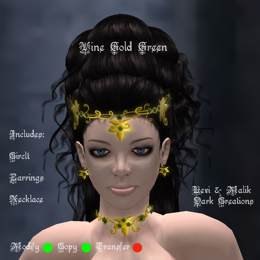 Vine Gold Green
