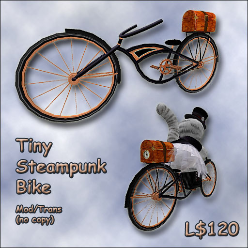 Pan's TINY Steampunk Bike