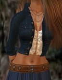 Boho Baku~ Blueberry Denim Jacket